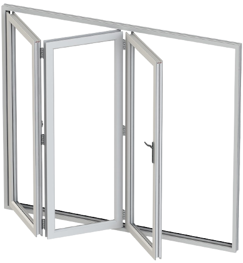 Folding patio doors