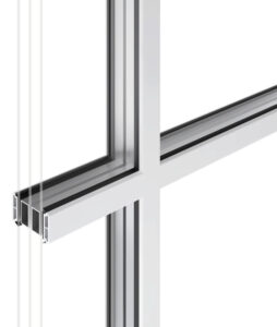 Glued glazing grids for windows