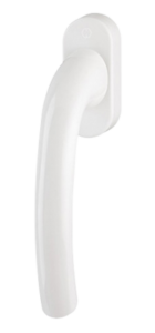 Secustic window handle in white color