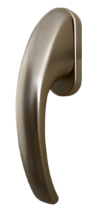 Soul window handle in bronze color