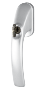 Soul window handle in silver color