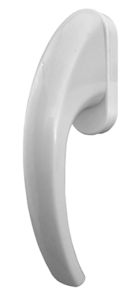 Soul window handle in white color